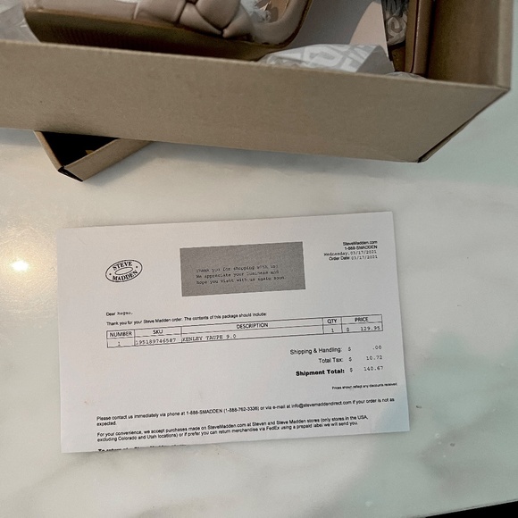 NIB Steve Madden Kenley Braided Slide Sandal in Taupe 9M - Picture 4 of 15